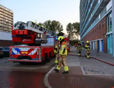 Barbecue op balkon zorgt voor inzet brandweer