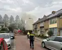 Veel rookontwikkeling bij schuurbrand