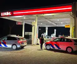 Overval op tankstation, dader vlucht weg