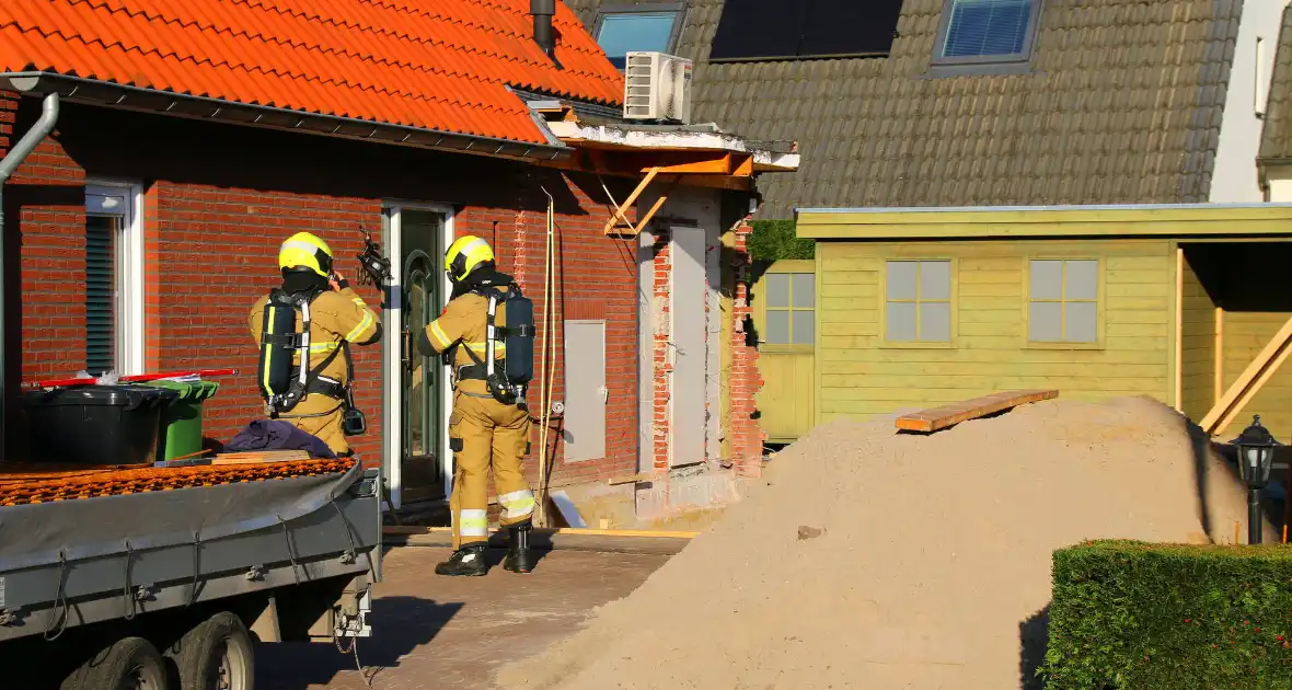 Werkzaamheden veroorzaken gaslek