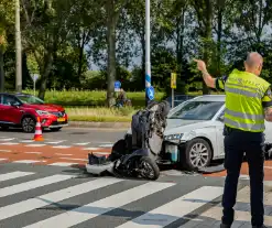 Scooterrijder naar ziekenhuis na botsing met auto