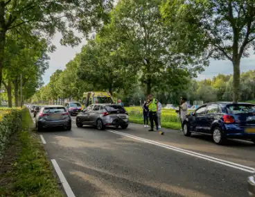 Enorme file door kop-staart botsing