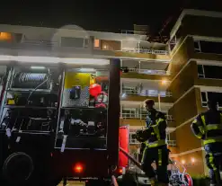 Brand op zesde verdieping van flatgebouw