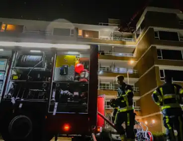 Brand op zesde verdieping van flatgebouw