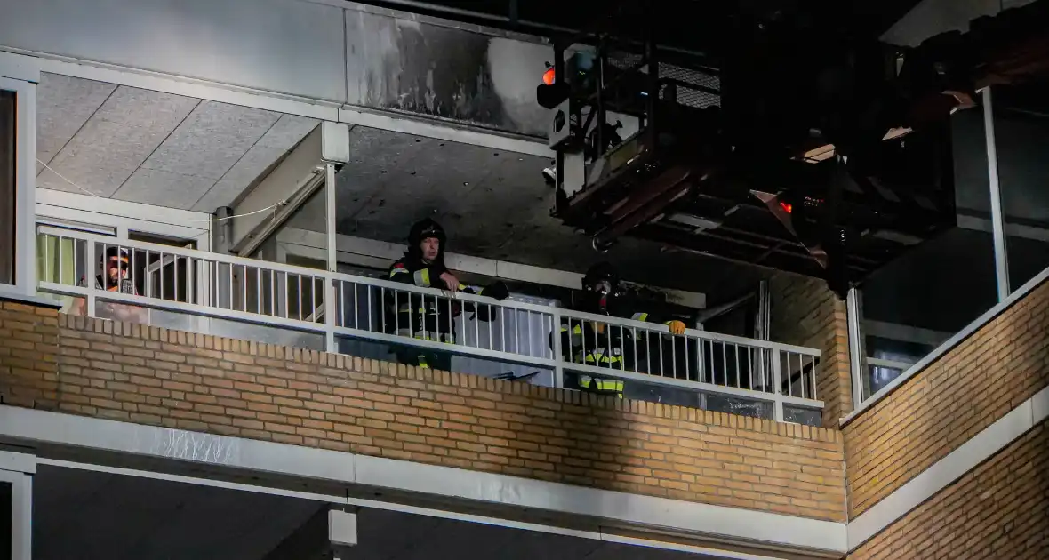 Brand op zesde verdieping van flatgebouw - Foto 6
