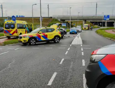 Traumateam ingezet na botsing tussen twee voertuigen