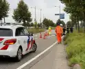 Ongeval met motorrijder zorgt voor verkeershinder