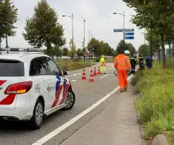 Ongeval met motorrijder zorgt voor verkeershinder