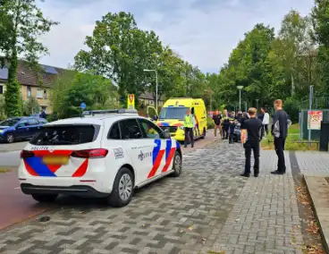 Scooterrijder en fietser in aanrijding op fietspad