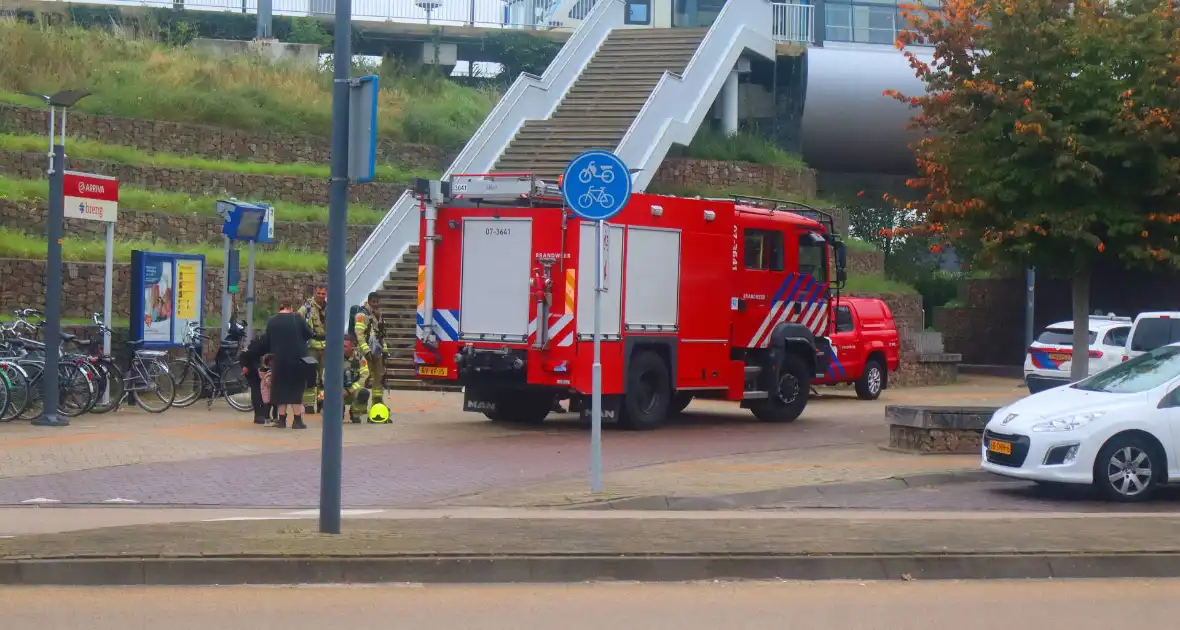 Brandmelding in trein blijkt defecte accu
