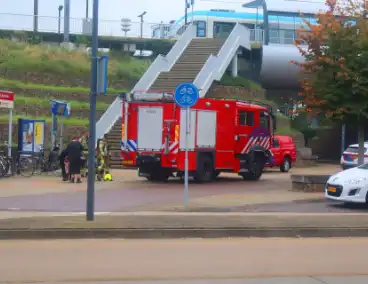 Brandmelding in trein blijkt defecte accu