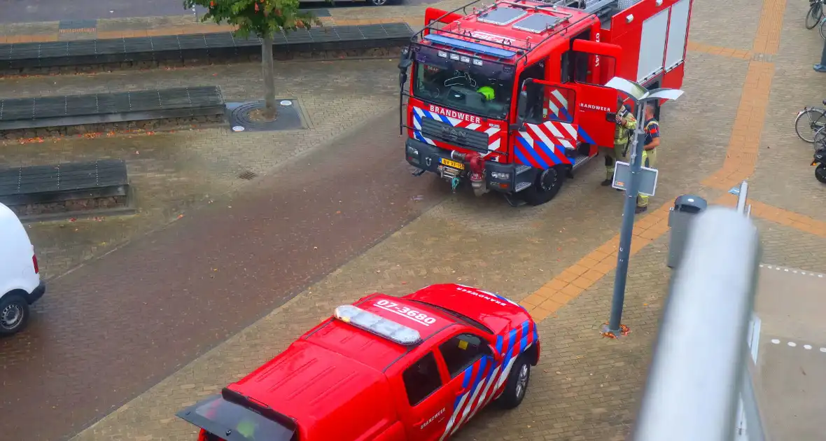 Brandmelding in trein blijkt defecte accu - Foto 1