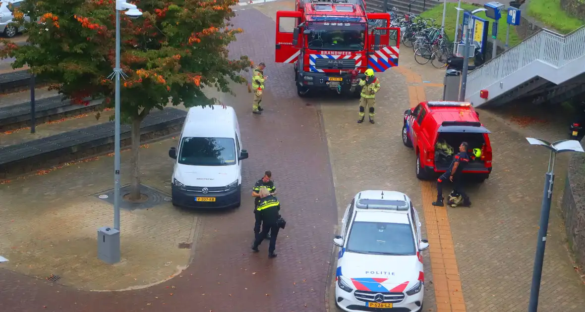 Brandmelding in trein blijkt defecte accu - Foto 3