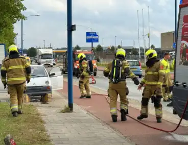 Technisch mankement leidt tot brand in brommobiel