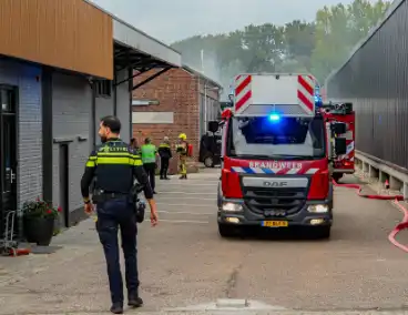 Veel schade bij brand in timmerwerkplaats