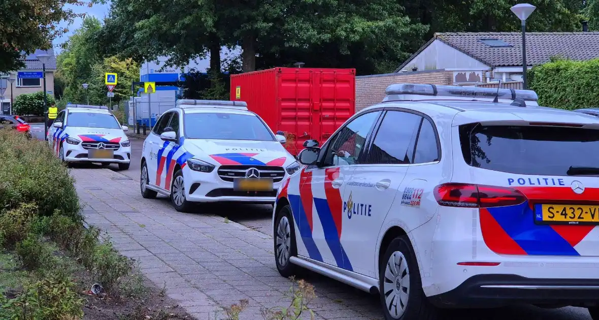 Politie helikopter ingezet voor persoon met mogelijk steekwapen