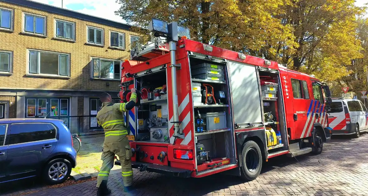 Bewoners zijn gewekt door brandalarm