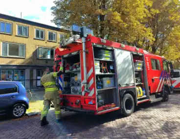 Bewoners zijn gewekt door brandalarm