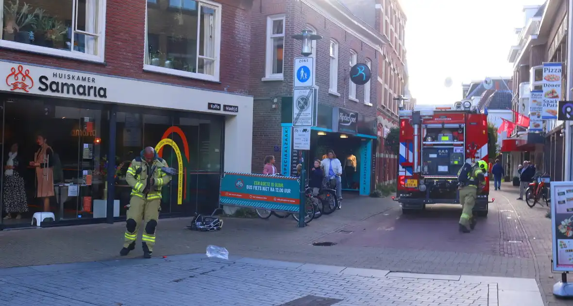 Winkel gecontroleerd na brandmelding in centrum - Foto 1