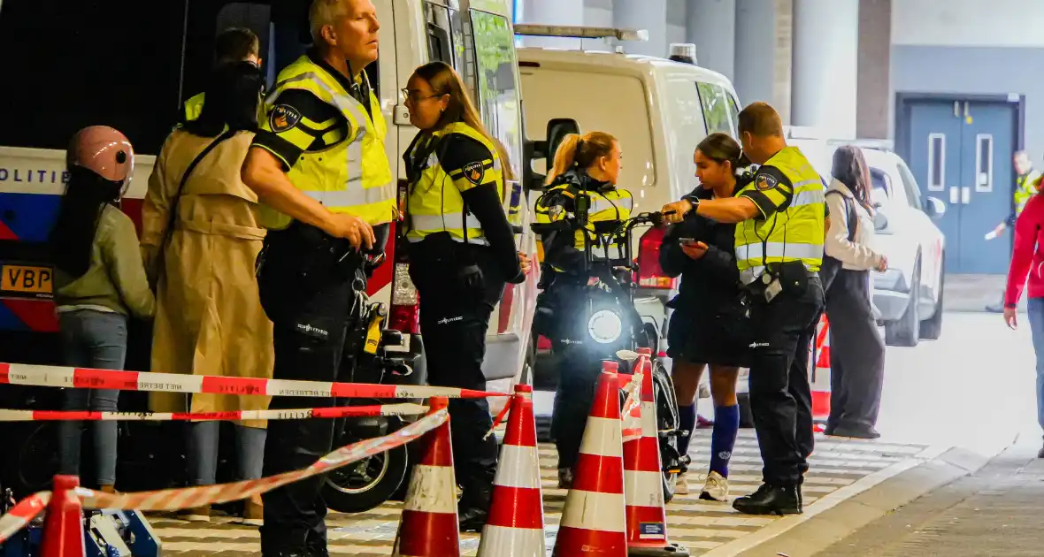 Politie studenten organiseren grote verkeerscontrole