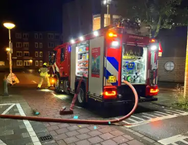 Brandweer ingezet voor brand in kelderbox