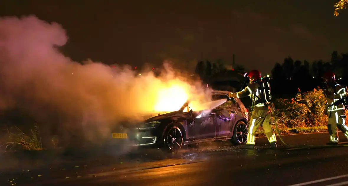 Verdachte geur eindigt in autobrand - Foto 2