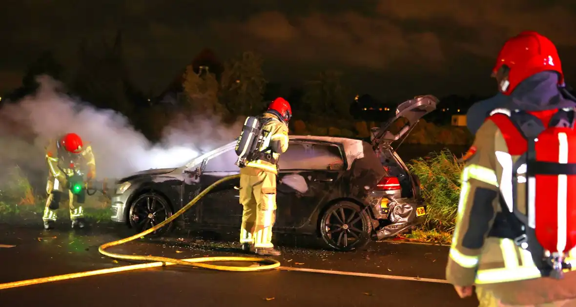 Verdachte geur eindigt in autobrand - Foto 3