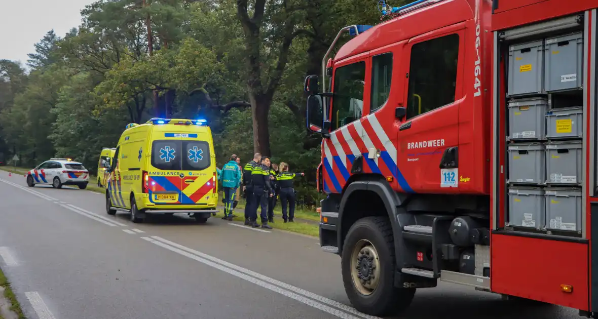 Bestuurder zwaargewond bij botsing tegen boom