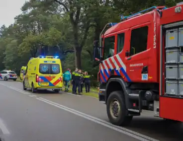 Bestuurder zwaargewond bij botsing tegen boom