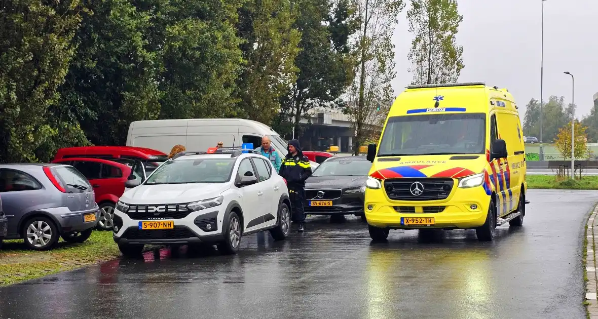 Lesauto betrokken bij verkeersongeval