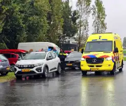 Lesauto betrokken bij verkeersongeval