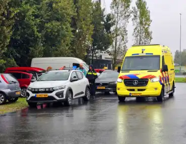 Lesauto betrokken bij verkeersongeval