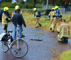 Fietser merkt gaslek op na regenbui