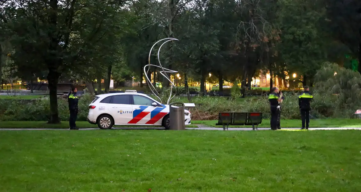 Politie treft kogelhuls aan in park - Foto 1