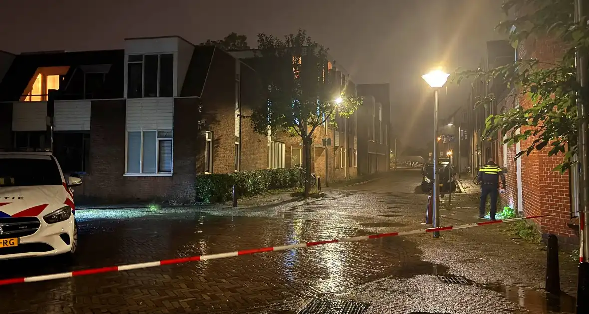 Straat afgesloten na geweldsincident