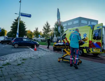 Scholier onderweg naar school aangereden