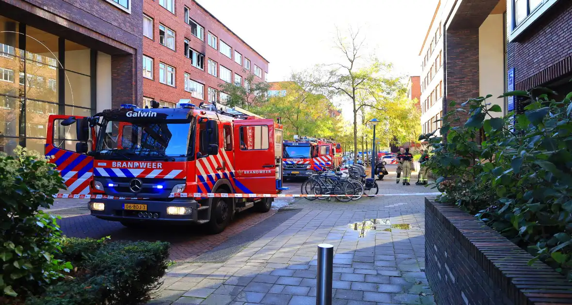 Uitslaande brand in flatwoning