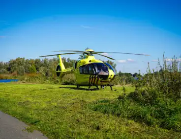 Patiënt met politie en trauma-arts naar ziekenhuis begeleid