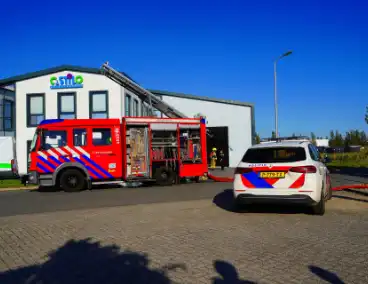 Brand bij meubelmaker snel onder controle