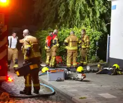 Grote brand in voormalig schoolgebouw