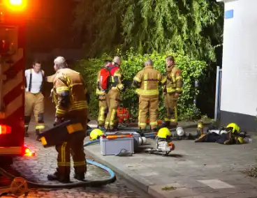 Grote brand in voormalig schoolgebouw