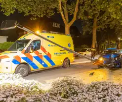 Geparkeerde auto loopt flinke schade bij ongeval