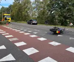 Motorrijder gewond bij aanrijding met automobilist