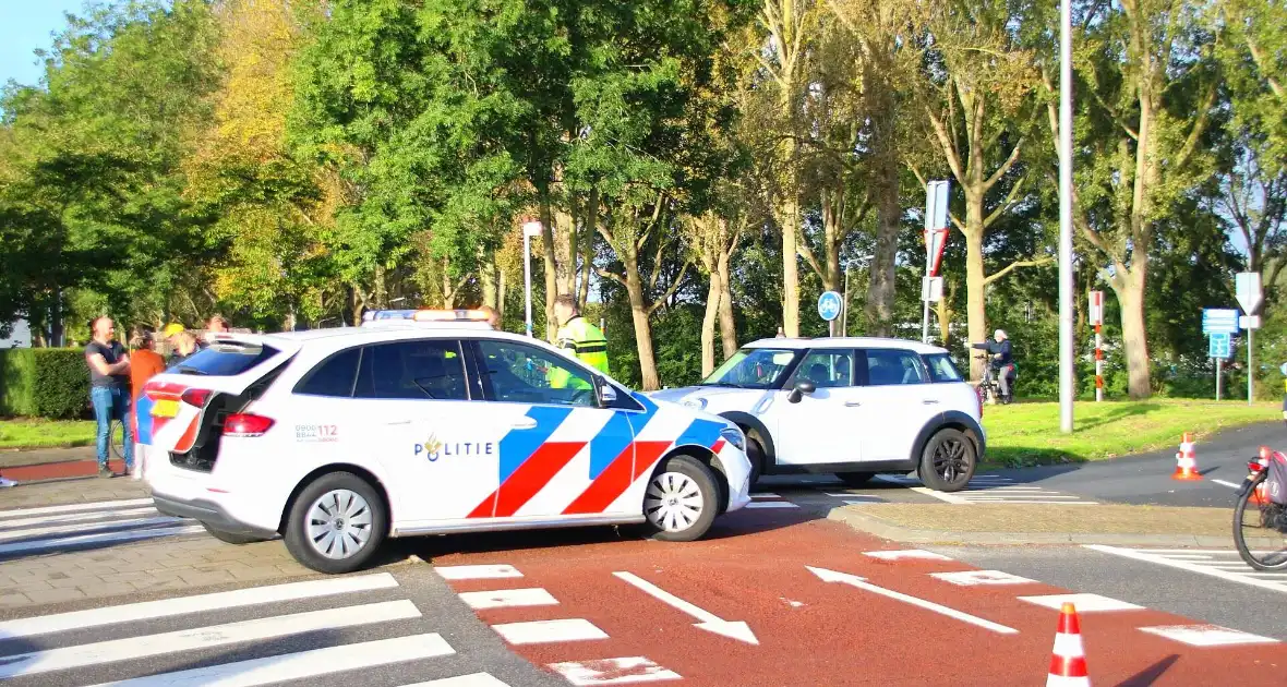 Opnieuw fietser geschept op rotonde - Foto 1