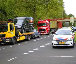 Vrachtwagen veroorzaakt kettingbotsing