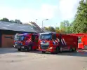 Brandweer groots ingezet voor brand bij manege