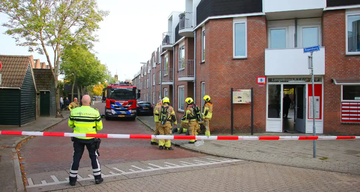 Straat afgezet na melding gaslekkage - Foto 9