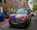 Politie massaal aanwezig na dreiging met mes