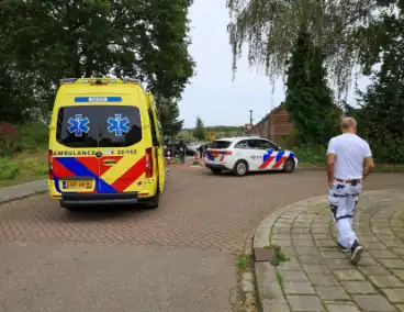 Gewonde bij aanrijding tussen scooter en fietser