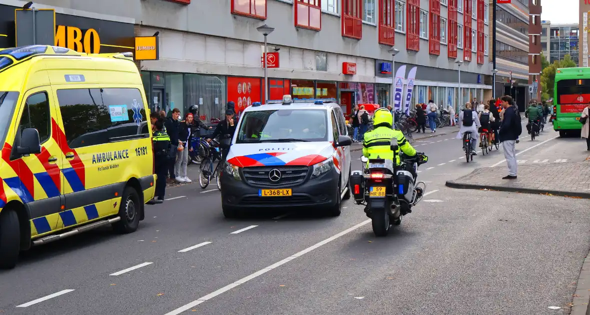 Voetganger gewond bij aanrijding met scooter